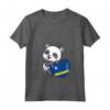 Donna Curacao Cuore con Panda Pride Bandiera Curacaoan Roots Souvenir - Maglietta con Collo a V per Mostrare il Tuo Amore e Orgoglio per Curacao