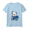 Donna Curacao Cuore con Panda Pride Bandiera Curacaoan Roots Souvenir - Maglietta con Collo a V per Mostrare il Tuo Amore e Orgoglio per Curacao