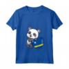 Donna Curacao Cuore con Panda Pride Bandiera Curacaoan Roots Souvenir - Maglietta con Collo a V per Mostrare il Tuo Amore e Orgoglio per Curacao