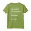 Filosofia Metafisica Teologia Scienza Humor T-Shirt - Regalo Divertente per Amanti della Scienza - Ideale per Natale o Compleanno