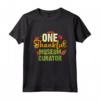 One Thankful Museum Curator Thanksgiving - Maglietta Autunnale per Ringraziamento - Ideale per Feste e Raduni in Famiglia