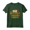 One Thankful Museum Curator Thanksgiving - Maglietta Autunnale per Ringraziamento - Ideale per Feste e Raduni in Famiglia