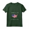 Donna Bandiera degli Stati Uniti Distressed Rhode Island Pride Maglietta con Collo a V - Ideale per Regalo al Museo del Rhode Island - Acquista T-shirt Orgoglio USA