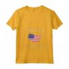 Donna Bandiera degli Stati Uniti Distressed Rhode Island Pride Maglietta con Collo a V - Ideale per Regalo al Museo del Rhode Island - Acquista T-shirt Orgoglio USA