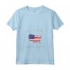 Donna Bandiera degli Stati Uniti Distressed Rhode Island Pride Maglietta con Collo a V - Ideale per Regalo al Museo del Rhode Island - Acquista T-shirt Orgoglio USA