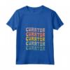 Curatore retrò - Typeset Outfit Museo - Maglietta Collo a V per Collezionisti - Regalo Unico per Appassionati d'Arte e Storia