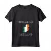 Donna Bandiera Irlanda Distressed Dungarvan Pride Maglietta con Collo a V - T-shirt Orgoglio di Dungarvan con Design Unico