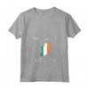 Donna Bandiera Irlanda Distressed Dungarvan Pride Maglietta con Collo a V - T-shirt Orgoglio di Dungarvan con Design Unico
