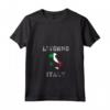 Donna Bandiera Italia Invecchiata Livorno Pride Maglietta con Collo a V - Design Livorno Distressed per Mostrare l'Orgoglio d'Italia