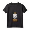 Donna Keep Calm I'm Museum Curator - Arte Conservatore del Museo Maglietta con Collo a V - Regalo per Festa del Papà o Natale