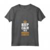 Donna Keep Calm I'm Museum Curator - Arte Conservatore del Museo Maglietta con Collo a V - Regalo per Festa del Papà o Natale