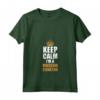 Donna Keep Calm I'm Museum Curator - Arte Conservatore del Museo Maglietta con Collo a V - Regalo per Festa del Papà o Natale