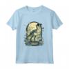 Giornata Internazionale dei Musei Preistorico Mondiale Dinosauro Maglia a Manica - Design Espositivo di Dinosauri per Appassionati di Scienza e Paleontologia