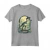 Giornata Internazionale dei Musei Preistorico Mondiale Dinosauro Maglia a Manica - Design Espositivo di Dinosauri per Appassionati di Scienza e Paleontologia