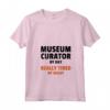 Donna Divertente Museo Curatore Stanco di Notte - Maglietta Regalo per Amanti dei Musei - Ideale per Giornata Internazionale dei Musei