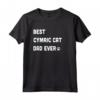 Miglior Cymric Cat Dad - Maglietta divertente per amanti dei gatti - Ideale per uno stile alla moda!