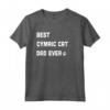 Miglior Cymric Cat Dad - Maglietta divertente per amanti dei gatti - Ideale per uno stile alla moda!