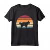 Retro Vintage Sunset Kitten Feline Pet Cymric Cat Maglietta - Meow-tastic Love for Cats - Ideal for Cat Owners