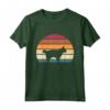 Retro Vintage Sunset Kitten Feline Pet Cymric Cat Maglietta - Meow-tastic Love for Cats - Ideal for Cat Owners