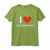 I Love Copenhagen - Maglietta Copenaghen per un Regalo di Natale - Ideale per Residenti e Amanti della Città