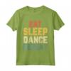 Eat Sleep Dance Repeat Dancing Dancer Vintage Maglietta - Funny Quote Tee for Dance Lovers and Instructors