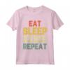 Eat Sleep Dance Repeat Dancing Dancer Vintage Maglietta - Funny Quote Tee for Dance Lovers and Instructors