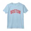 Boston Arched Text Maglietta - Lightweight Classic Tee for Boston Fans