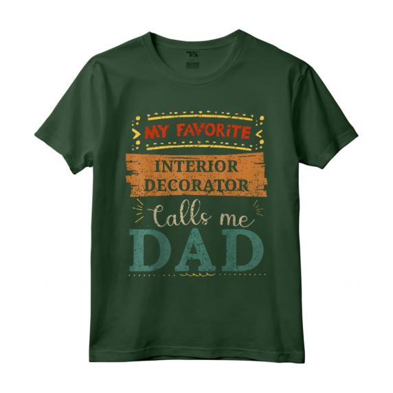 Il mio decoratore d'interni preferito mi chiama papà - Maglietta divertente retrò vintage per padre decoratore - Idea regalo unica