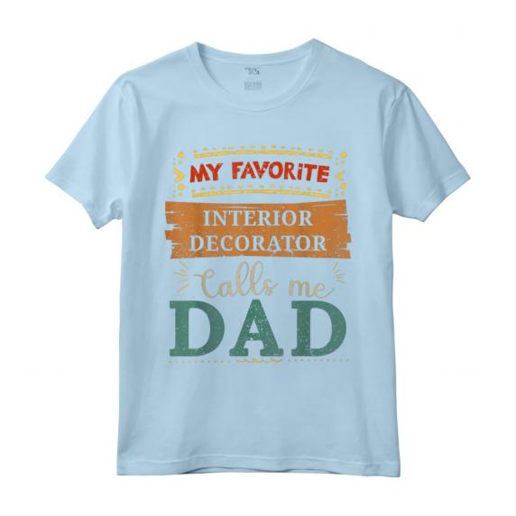 Il mio decoratore d'interni preferito mi chiama papà - Maglietta divertente retrò vintage per padre decoratore - Idea regalo unica