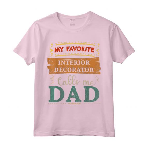 Il mio decoratore d'interni preferito mi chiama papà - Maglietta divertente retrò vintage per padre decoratore - Idea regalo unica