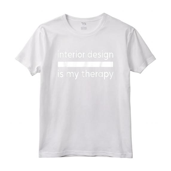 L'Interior Design è la Mia Terapia - Maglietta Specialista di Progettazione di Interni per Decoratori di Stanze - Ideale per Appassionati di Design d'Interni