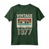 Vintage 1977 - Compleanno 46 Anni Vecchio Decorazione Maglietta - Regalo Divertente per Uomo e Donna