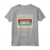 Vintage 1977 - Compleanno 46 Anni Vecchio Decorazione Maglietta - Regalo Divertente per Uomo e Donna