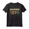 Maglietta Vintage 1970 51° Compleanno - Regalo Camicia Retro per Uomo/Donna - Ideale per Papà, Mamma, Amici - Straight Outta 1970
