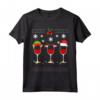 Cappello di Babbo Natale Bevitore di Vino - Maglietta per gli Amanti del Vino durante il Natale - Regalo Perfetto per le Festività