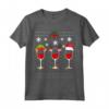Cappello di Babbo Natale Bevitore di Vino - Maglietta per gli Amanti del Vino durante il Natale - Regalo Perfetto per le Festività