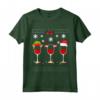 Cappello di Babbo Natale Bevitore di Vino - Maglietta per gli Amanti del Vino durante il Natale - Regalo Perfetto per le Festività