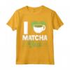 I Love Matcha Tea - Maglietta Foglia Verde Tè Matcha per Amanti del Tè - Regalo Compleanno o Natale
