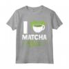 I Love Matcha Tea - Maglietta Foglia Verde Tè Matcha per Amanti del Tè - Regalo Compleanno o Natale
