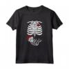 Incinta Halloween T-shirt Catrina Maternità Spagnola - Design Neonata per Celebrare il 31 Ottobre