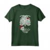 Incinta Halloween T-shirt Catrina Maternità Spagnola - Design Neonata per Celebrare il 31 Ottobre