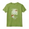 Incinta Halloween T-shirt Catrina Maternità Spagnola - Design Neonata per Celebrare il 31 Ottobre