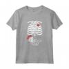 Incinta Halloween T-shirt Catrina Maternità Spagnola - Design Neonata per Celebrare il 31 Ottobre