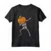 Divertente Tamponare Scheletro Costume di Halloween Maglia a Manica - Idea Regalo per Bambini - Happy Halloween