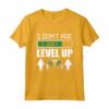 HapTiger Gaming Gamer Online Maglietta - I Don't age, I just level up - Regalo per giocatori online - Ideale per Compleanno o Natale