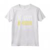 Magliette Divertenti - Frasi Ironiche Be Happy Be-stemmia - Maglietta Donna con Scritte Simpatiche - Idea Regalo Ironica