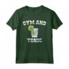 Palestra e Tonico Edizione Vintage - Gym and Tonic Maglietta Divertente per Allenamento e Cocktail - Stile Retro