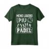 Meno Lavoro Piu Padel Racchetta Maglietta - Regalo Sportivo per Giocatori di Padel - Ideale per Amanti del Gioco di Padel