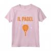 Padel mi aspetta - Divertente Maglietta Giocatore Paddle con Frase Simpatica - Ideale per Padelisti e Appassionati di Tennis