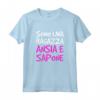 Magliette Divertenti Donna - Ansia e Sapone - Scritte Ironiche - T-Shirt per Donna con Frasi Simpatiche - Marca HapTiger